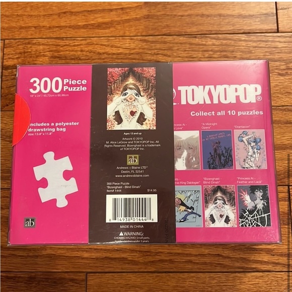 Puzzle Puzzle Puzzle Tokyo Woman Fall Eyes Pop Bizenghast Blind Dinah 300 Pieces - Picture 4 of 5